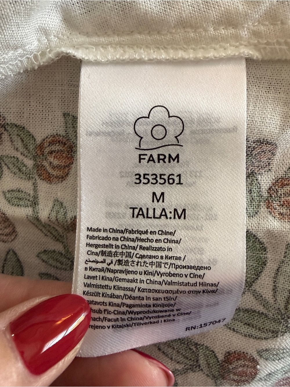 Farm Rio Fruit Beauty Off White Maxi Dress - Picture 6 of 8